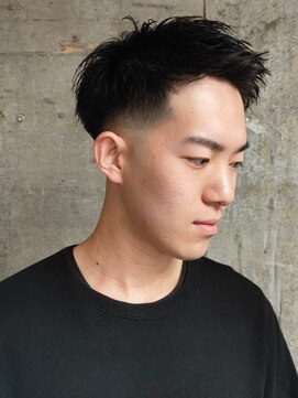 アルフレッド 平針店(alfRed) 刈り上げ　フェード　メンズショート　アップバング　ビジネス