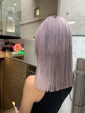 ラフ 難波店(LAFF) #黒髪#ボブルフ#ネビージュ#小顔#ワンレン