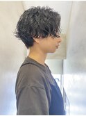 ハンサムショートパーマ
