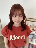 ワインレッド 韓国ヘア福井美容室