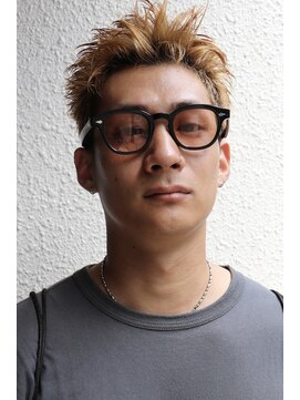 ヘアカロン 熊本本店(Hair CALON) スパイキーショートメンズカットメンズカラーベリショパーマ