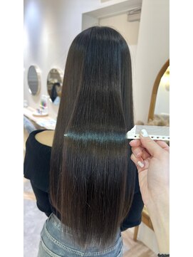 アンド ラ ブランシュ(&.La Blanche) ワンレン/黒髪カタログ/ネビージュ/小顔/髪質改善