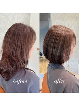 リッカ(RICCA) 【before afterあり】ショートボブ