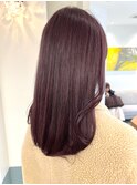 冬カラーピンクベージュラベンダーピンクピンクヘアー髪質改善