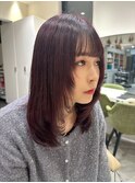 似合わせカット　韓国レイヤー