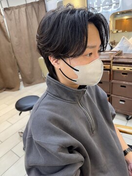 キャンバス バイ ネオリーブ 横浜西口(Canvas by neo.) 横浜★フェザーパーマ毛流れパーマウルフカット