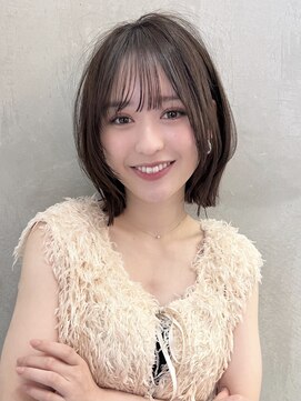 ロンドフルール 大宮東口(Lond fleur) ミニウルフレイヤーカット顔周り前髪韓国ショートボブ/大宮
