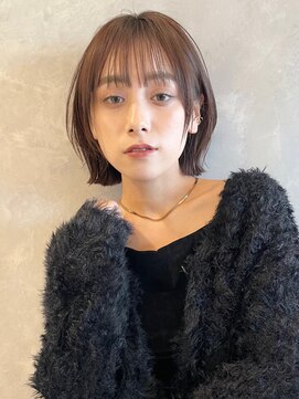 トルネード(TORNADO) 韓国ボブくびれボブ切りっぱなしボブ額下ボブ M2025.7.14