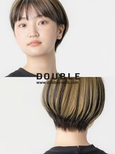 ダブル(DOUBLE) 光と影のコントラストを楽しむ2WAYショート