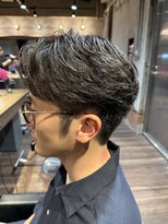 メンズココ メンズパーマ 韓国ヘア 日本橋店(MENS COCO)&nbsp;ビジネスショート フェザーパーマ