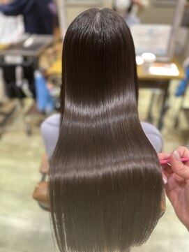 ニクスフリー(nix free) 黒髪ロング/レイヤーなし/美髪/髪質改善縮毛矯正