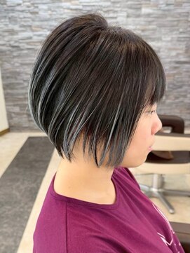 宇都宮ショートカットヘイリーボブレイヤーボブウルフカット