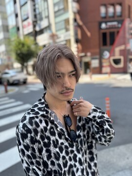 【KIRIKA/横澤】アッシュグレージュ/メンズハイトーン/LDH風