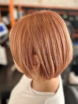 アグ ヘアー フォーキー 焼津店(Agu hair Forky)&nbsp;ピンクベージュ×ショートボブ