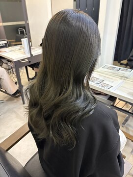 アルメリア 池袋(Arumeria) オリーブグレージュオリーブカラーレイヤーカット10代20代