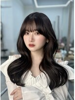 ヌイ 横浜(nui) ラベンダーブラウン大人ガーリー似合わせレイヤー