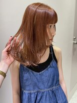 マイル 渋谷(mile)&nbsp;ニュアンスアプリコットオレンジ