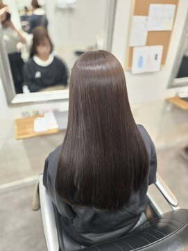 ヘアアンドメイク 心座(hair&make) ツヤ髪ラベンダーブラウン