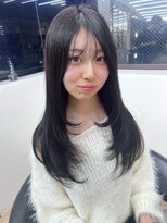 ロンドシエル 横浜(Lond ciel)&nbsp;ミディアムレイヤーカット/レイヤー/顔周り/韓国/髪質改善/横浜