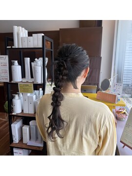 リン(Lin.) ポニーテール編みおろし【リズ】