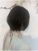 ミルクティーブロンド/デジタルパーマ/ダークブルー[池袋]