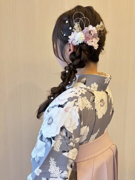 綾橘 卒業式　ヘアセット＆袴着付　［所沢］