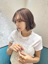 ロンド レイ 立川(Lond Ray)&nbsp;ラテグレージュ/レイヤーボブ/韓国巻き/結べるレイヤー/立川