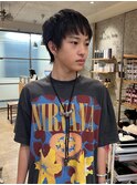 メンズの個性ありショート