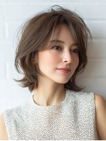 Heart's美人設計と白髪ぼかし専門店 青山表参道店 脱白髪染め/ショートヘア【ハーツ】&nbsp;白髪ぼかし脱白髪染め似合わせショートボブ40代50代60代