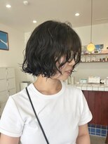 ライフイズチャプター 浜松天竜川駅前店(Life is... Chapter)&nbsp;黒髪ショート×ニュアンスパーマ