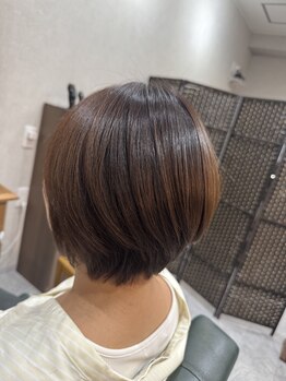 ゴートヘア(GOAT hair)の写真/憧れの小顔と若返りショート、お手入れ簡単で毎日輝く私へ。【各務原/那加/蘇原】