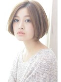 大人かわいいナチュラルショートボブ◎大人カジュアル