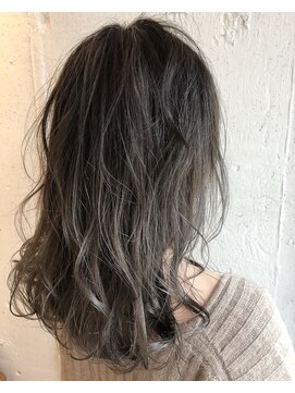 エイト 福岡天神店(EIGHT fukuoka) 【EIGHT福岡】nabe_バレイヤージュ×シルバーグラデーション☆