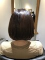 髪質改善専門店クリスプ ヘアエステで柔らかなボブが女性らしい