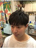 ツーブックマッシュパーマ