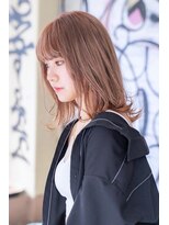 レニーバイエース(LANY by ACE)&nbsp;【LANY 横浜】 外ハネミディ×濃いめベージュ