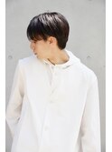 ペタっとする髪が気になる方におすすめ　マッシュショート