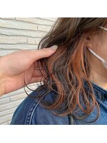 美容室 フォーリア Foglia ちらっと見えるインナーカラー＊