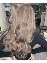 ルーゼン(LUXEN)&nbsp;【LUXEN】ミルクティーグレージュ×ハイライト