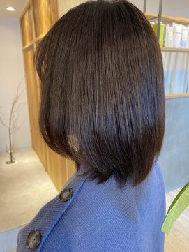 ツクシ(tsukusi) 伸ばし中×ストレート