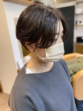 ヘアーホームイロ(Hair Home IRO) ハンサムショート×カーキアッシュ