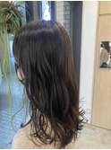 【オーガニックカラー】オリーブグレージュ&インナーカラー