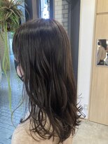 アールヘア ナチュラルアンドオーガニックサロン 【オーガニックカラー】オリーブグレージュ&インナーカラー