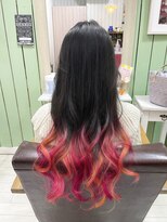パワーオブヘアーセイカ(Power of Hair Seika) グラデーションカラー×オレンジ＆ピンク