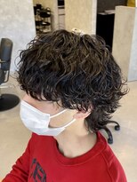 アビー(ABEY)&nbsp;波巻きスパイラルメンズウルフマッシュウルフ