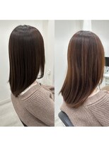 リト 西梅田店(Retto:) 髪質改善×ミディアムヘア@伊達