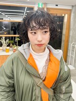 トゥコ(tuco)&nbsp;ボブパーマ　スパイラル　ソバージュ　クルクル　黒髪パーマ