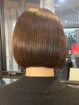 ミルバイアンフィニー(MIL by INFINI)&nbsp;ショートボブ×オリーブベージュ