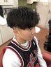 平日限定【学割U24/大学生】カット＋シェービング＋眉カット付￥3,500⇒￥3,000