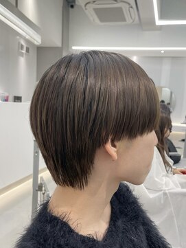 アールプラスヘアサロン(ar+ hair salon) マッシュウルフシースルーバング